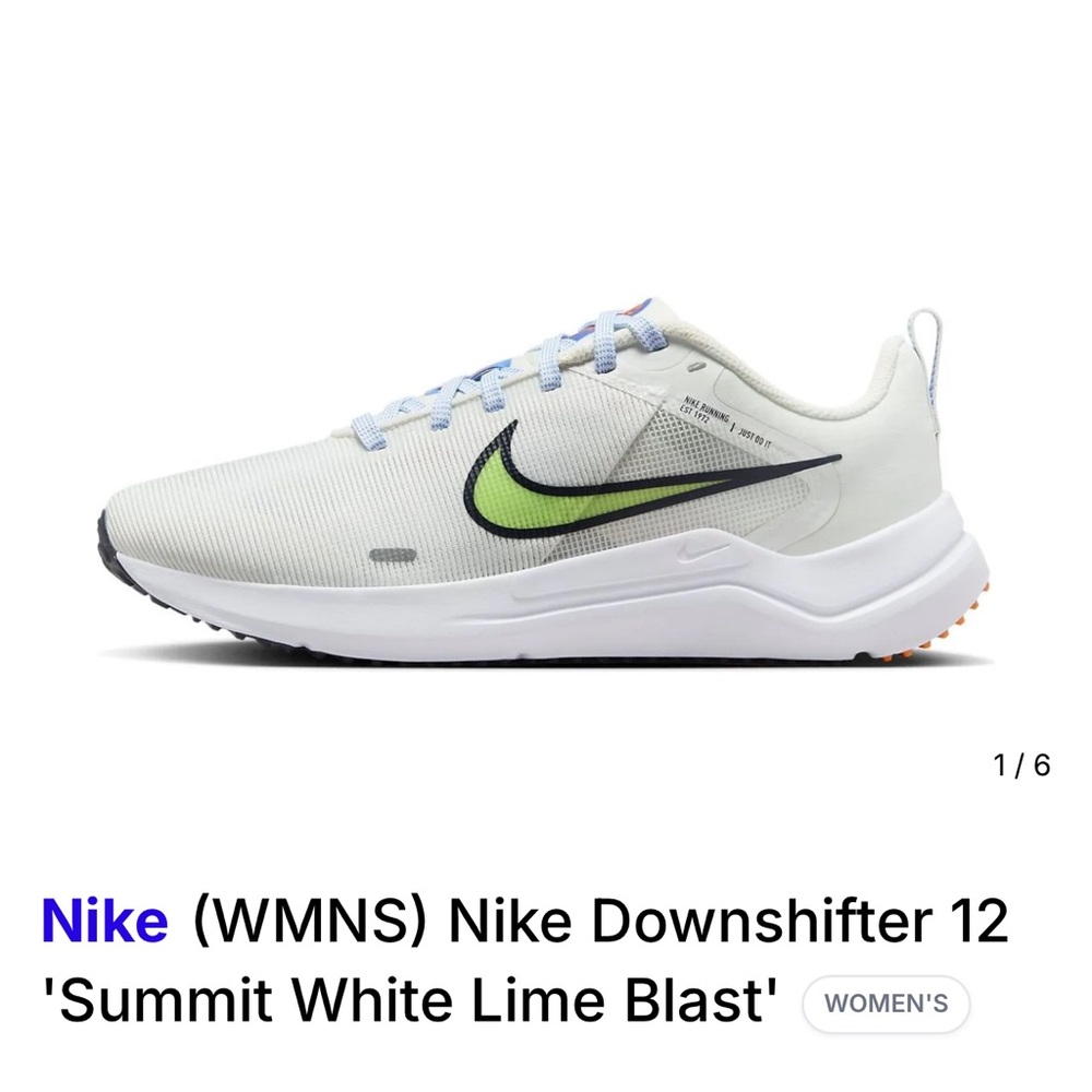 Nike White Athletic Sneakers Running shoes